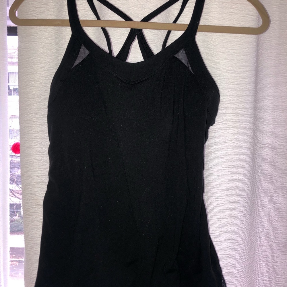 Lululemon Workout Mesh Detail Top